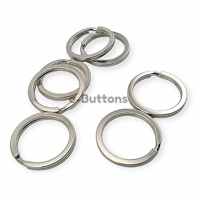 Keychain Ring 20 Mm D Rings O Rings E Buttons